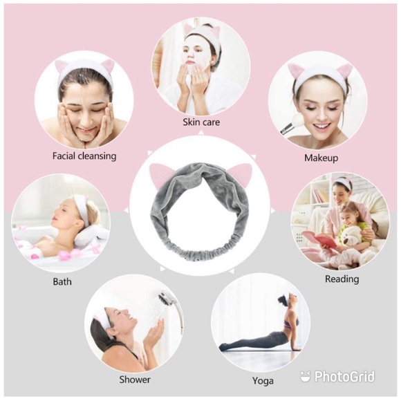 NWT cat ears headband comes in pack of 3 - Picture 2 of 3